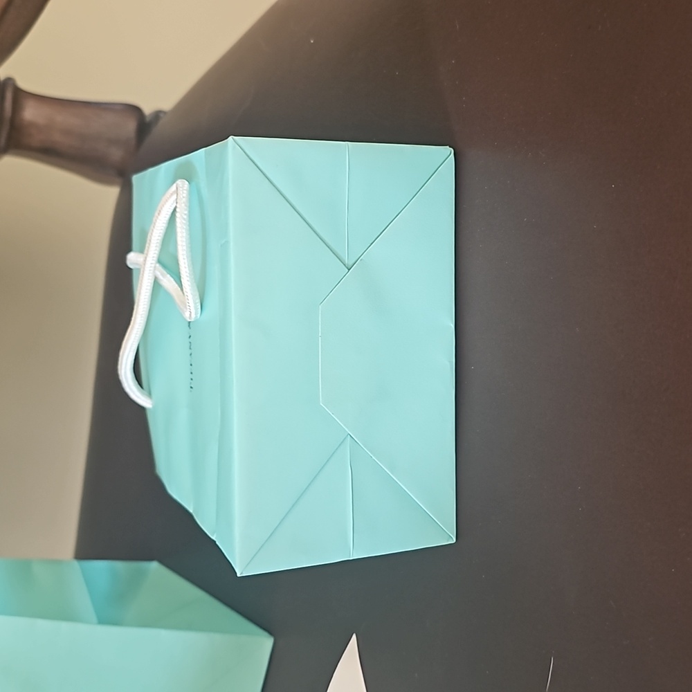 Tiffany & Co Shopping bags, ribbon and jewelry box. - Picture 10 of 11